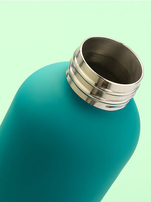 Little Surprise Box ,Matt Finish Premium Stainless steel Double Wall Bottle for Office, Gym and School, 750ML - Teal colour