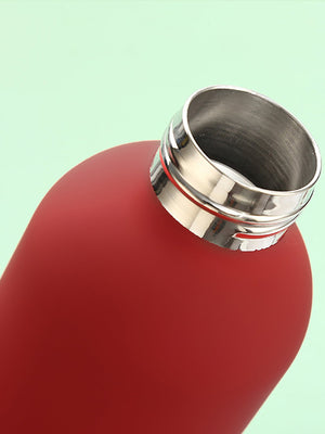 Little Surprise Box ,Matt Finish Premium Stainless steel Double Wall Bottle for Office, Gym and School, 750ML - Red colour