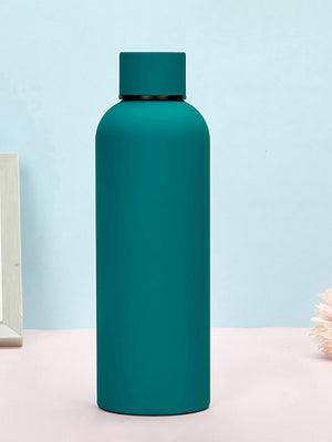 Little Surprise Box ,Matt Finish Premium Stainless steel Double Wall Bottle for Office, Gym and School, 750ML - Teal colour
