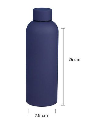 Little Surprise Box ,Matt Finish Premium Stainless steel Double Wall Bottle for Office, Gym and School, 750ML - Purple colour