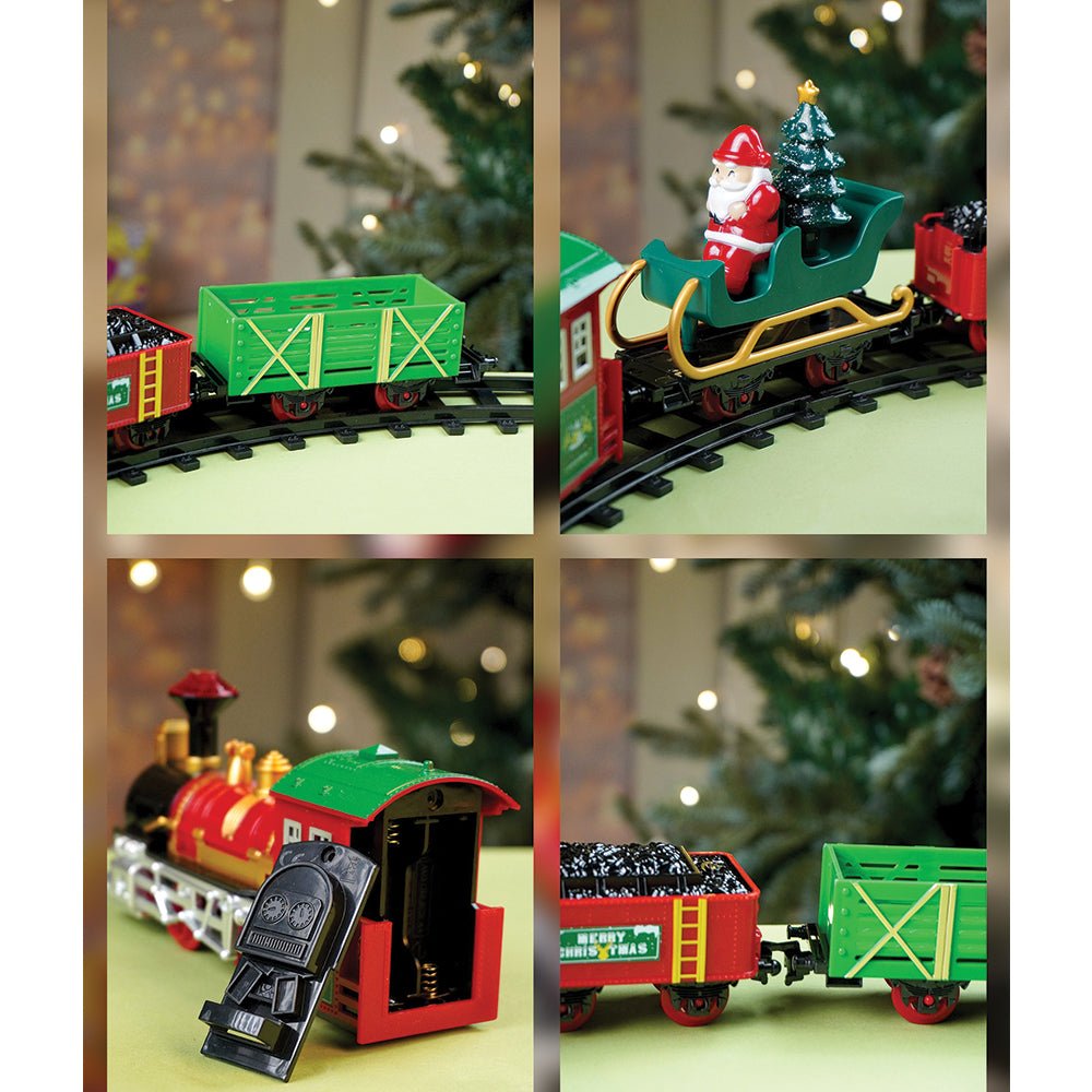 Little Surprise Box MC Train Tree with Light and Sound Christmas Tree Decoration. - Christmas Decor