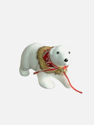 Little Surprise Box Medium Snow Polar Bear Christmas Winter land Décor and Christmas Decoration - LSB - CMS - SMLBEAR - TBLDEC