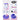 Little Surprise Box Meow & Polka Stainless Steel Tumbler Water Bottle - Purple Water Bottle