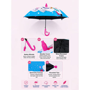 Little Surprise Box Mermaid Kids Umbrella | The Mom Store - Monsoon Wear