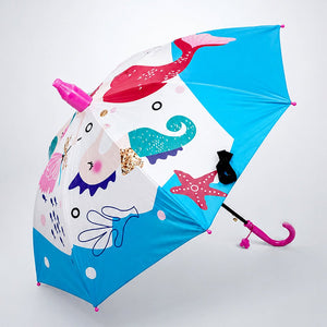 Little Surprise Box Mermaid Kids Umbrella | The Mom Store - Monsoon Wear