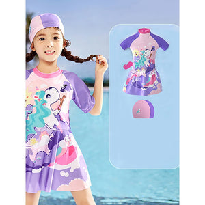 Little Surprise Box Mermaid Swimwear UPF 50+ | The Mom Store - 4 - 5 Years Swimwear