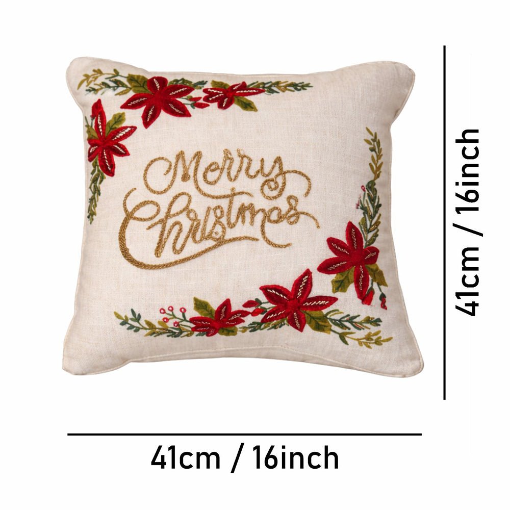 Little Surprise Box, Merry Christmas Big size Beaded Christmas Pillow - Throw Pillow