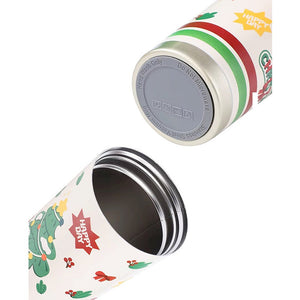 Little Surprise Box Merry Christmas Tree, xmas themed, stainless steel Coffee/Water Tumbler Bottle, 500ml with free cleaning brush - XMAS BOTTLES