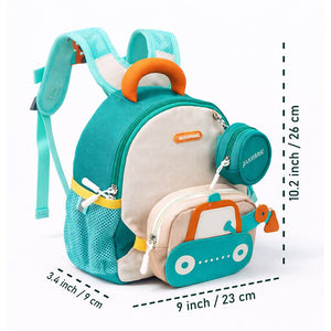 Little Surprise Box Mini 2d Dumper Truck Toddlers Backpack for Nursery school and Travel - Baby Bags