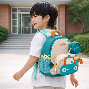 Little Surprise Box Mini 2d Dumper Truck Toddlers Backpack for Nursery school and Travel - Baby Bags