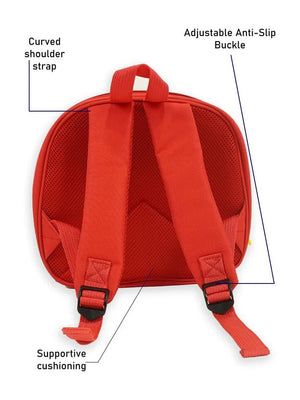 Little Surprise Box, Mini Size Car Nursery and Early School Backpack for Pre Toddlers - LSB - BG - WHELREDCAR