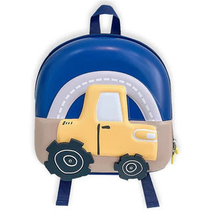 Little Surprise Box, Mini Size Car Nursery and Early School Backpack for Pre Toddlers - LSB - BG - ORNGECAR