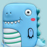 Little Surprise Box, Mini Size Smiling Dino Nursery and Early School Backpack for Pre Toddlers - LSB - BG - BLUSMILNGDINO