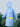 Little Surprise Box, Minimal Blue & Yellow Pocket knee length raincoat for Kids & Teens - LSB - RC - MINMAL - BLU - LK - S
