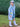 Little Surprise Box, Minimal Blue & Yellow Pocket knee length raincoat for Kids & Teens - LSB - RC - MINMAL - BLU - LK - S
