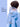 Little Surprise Box, Minimal Blue & Yellow Pocket knee length raincoat for Kids & Teens - LSB - RC - MINMAL - BLU - LK - S