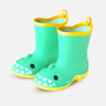 Little Surprise Box, Mint Green Shark EVA Rain Gumboots for Toddlers & Kids - LSB - GB - S7 - MNTSHARK - EVA - 26EU