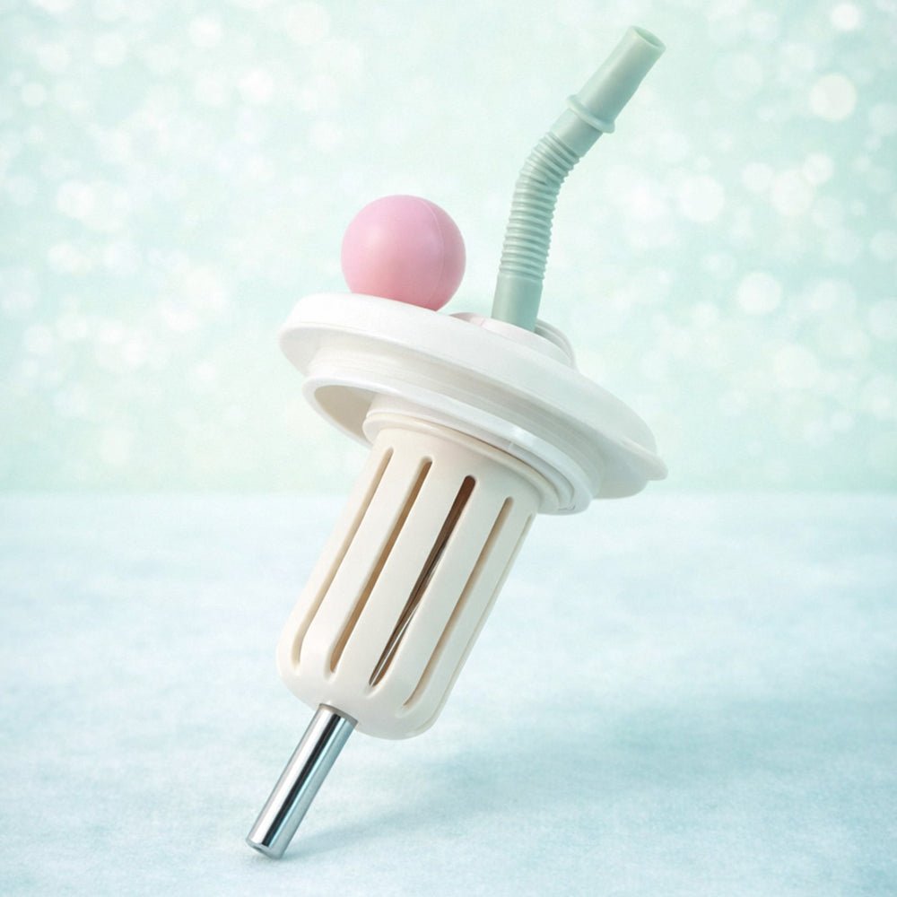 Little Surprise Box Mint Green Shiny Stainless Steel Tumbler with Infuser, 620ml - Tumbler