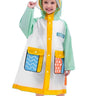 Little Surprise Box, Mint Polka Dots long style Raincoat for kids - LSB - RC - MINTPOLKA - M