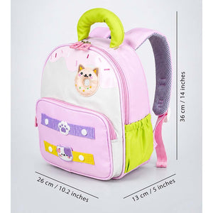 Little Surprise Box Minty Donut Backpack | The Mom Store - Pink School Bag