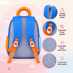 Little Surprise Box Minty Donut Backpack | The Mom Store - Orange School Bag