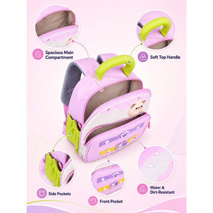Little Surprise Box Minty Donut Backpack | The Mom Store - Pink School Bag