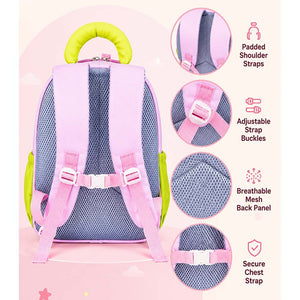 Little Surprise Box Minty Donut Backpack | The Mom Store - Pink School Bag