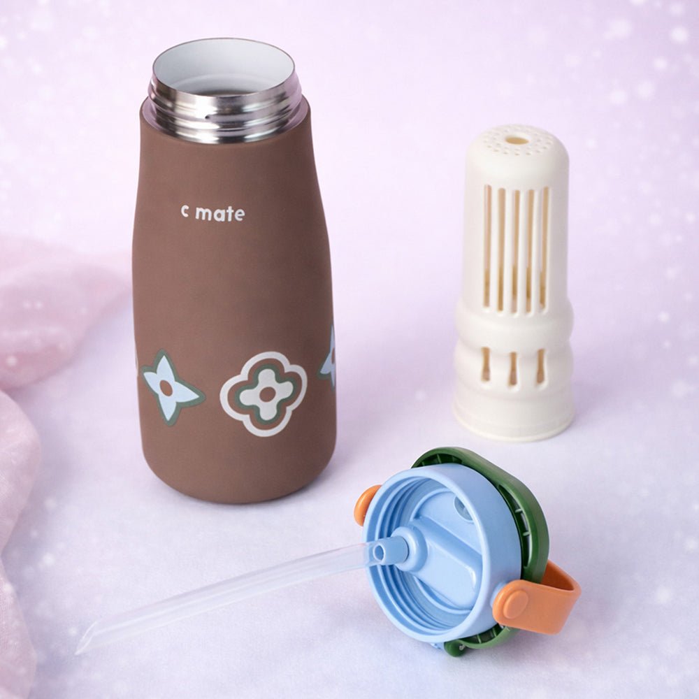 Little Surprise Box Moo Series Insulated Thermos Bottle with Filter – 600ml - Water Bottle