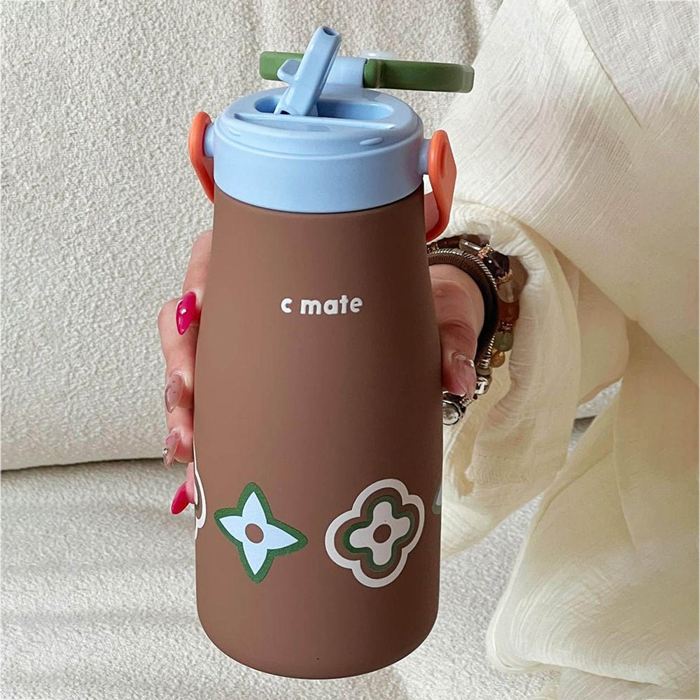 Little Surprise Box Moo Series Insulated Thermos Bottle with Filter – 600ml - Water Bottle