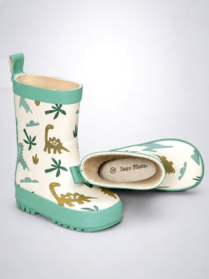 Little Surprise Box Mr. Dash T-Rex Rain Gumboots | The Mom Store - Monsoon Wear
