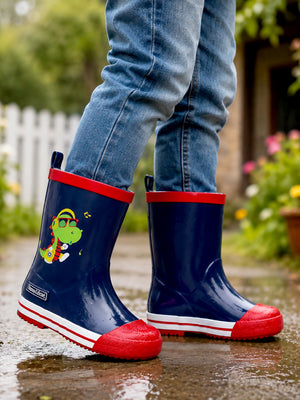 Little Surprise Box Mr. Dino Harris Rain Gumboots | The Mom Store - Monsoon Wear