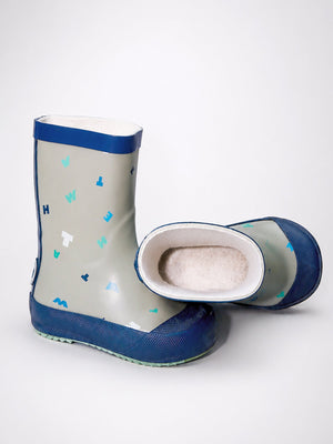 Little Surprise Box Mr. Letter Bold Rain Gumboots | The Mom Store - 23EU Kids Gumboots
