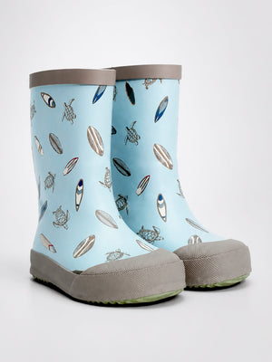 Little Surprise Box Mr. Neptune Shell Rain Gumboots | The Mom Store - 24EU Kids Gumboots