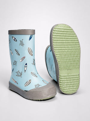 Little Surprise Box Mr. Neptune Shell Rain Gumboots | The Mom Store - 24EU Kids Gumboots