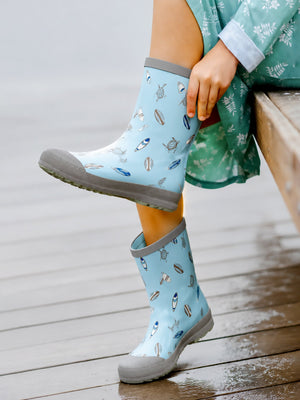 Little Surprise Box Mr. Neptune Shell Rain Gumboots | The Mom Store - 24EU Kids Gumboots