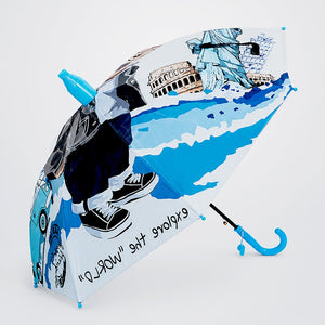 Little Surprise Box Mr Tedd Kids Umbrella | The Mom Store - Monsoon Wear