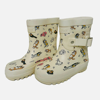 Little Surprise Box Mr.Woof Harlow Flexible Rubber Rain Gumboots for Toddlers and Kids - LSB - S6 - GB - WOOFHORLOW - 20EU