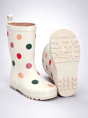 Little Surprise Box Ms. Swiss Dots Rain Gumboots | The Mom Store - 20EU Kids Gumboots