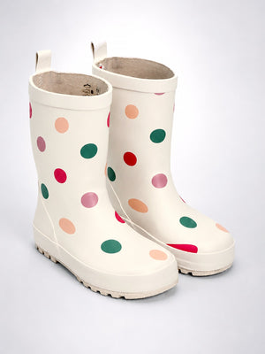 Little Surprise Box Ms. Swiss Dots Rain Gumboots | The Mom Store - 20EU Kids Gumboots
