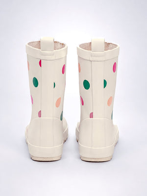 Little Surprise Box Ms. Swiss Dots Rain Gumboots | The Mom Store - 20EU Kids Gumboots