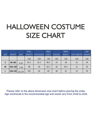 Little Surprise Box, Multi - color Clown, Halloween Costume Fancy Dress Up - LSB - HWC - MULTICLOWN - 4 - 6Y
