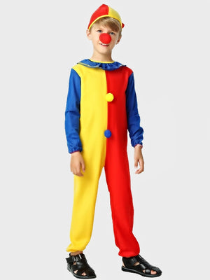 Little Surprise Box, Multi - color Clown, Halloween Costume Fancy Dress Up - LSB - HWC - MULTICLOWN - 4 - 6Y
