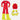 Little Surprise Box Muscle Superhero Kids Halloween Costume Dress Up - LSB - HWC - REDSUPRHERO - M