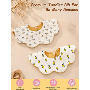 Little Surprise Box Muslin Bib Set 2PCS Occur | The Mom Store - Bedding