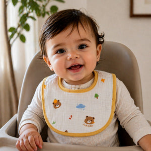 Little Surprise Box Muslin Bib Set 5PCS - Absorbent | The Mom Store - Bedding