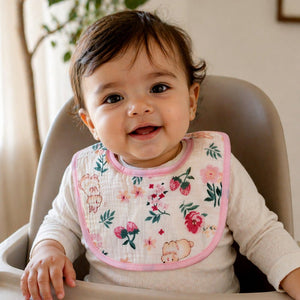 Little Surprise Box Muslin Bib Set 5PCS - Absorbent | The Mom Store - Bedding