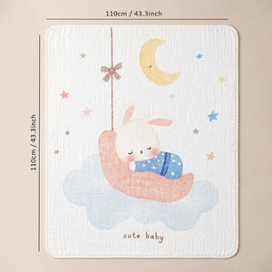 Little Surprise Box Muslin Cotton Blanket | The Mom Store - Sleeping Moon Blanket