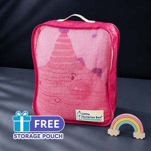 Little Surprise Box Muslin Cotton Blanket | The Mom Store - Happy Dino Blanket