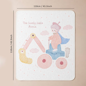 Little Surprise Box Muslin Cotton Blanket | The Mom Store - Construction Prince Blanket