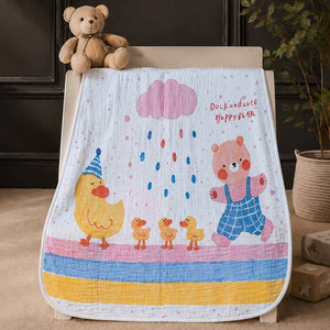 Little Surprise Box Muslin Cotton Blanket | The Mom Store - Duck Blanket
